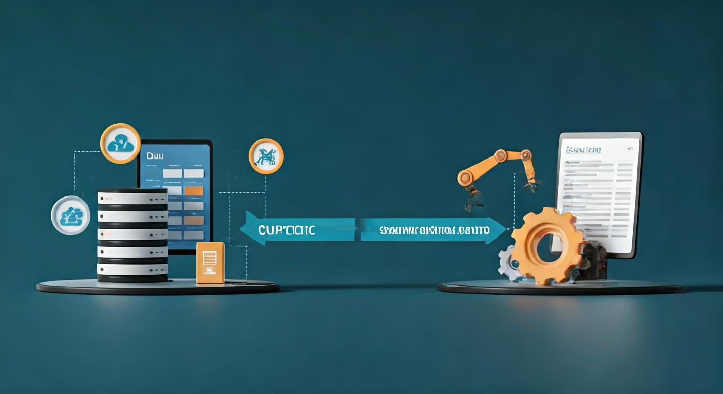 엑셀 업무 자동화의 데이터 흐름과 도구들을 보여주는 개념도