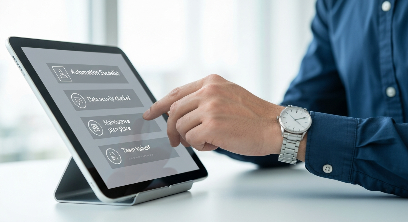 엑셀 자동화 실패를 막기 위한 체크리스트를 확인하는 모습